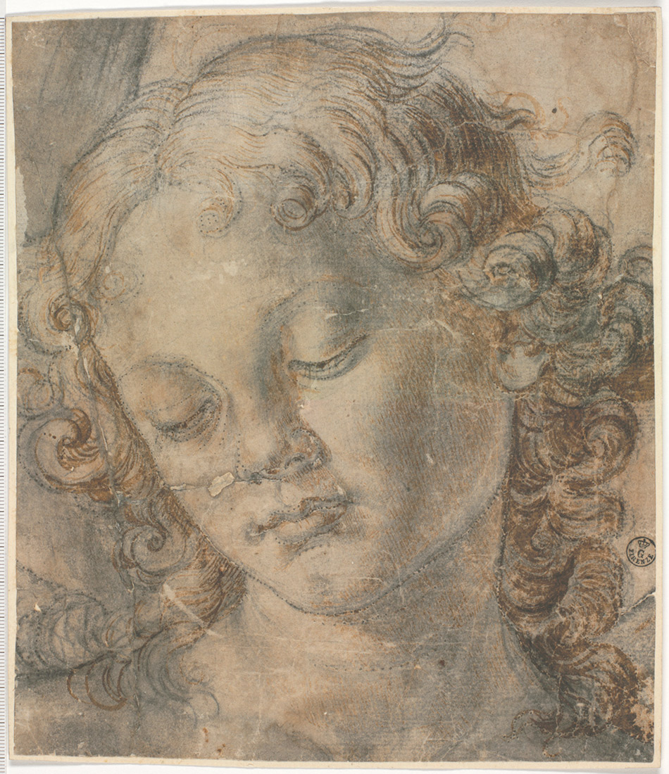Andrea-del-Verrocchio_Cartoon-for-the-Head-of-an-Angel_950-W
