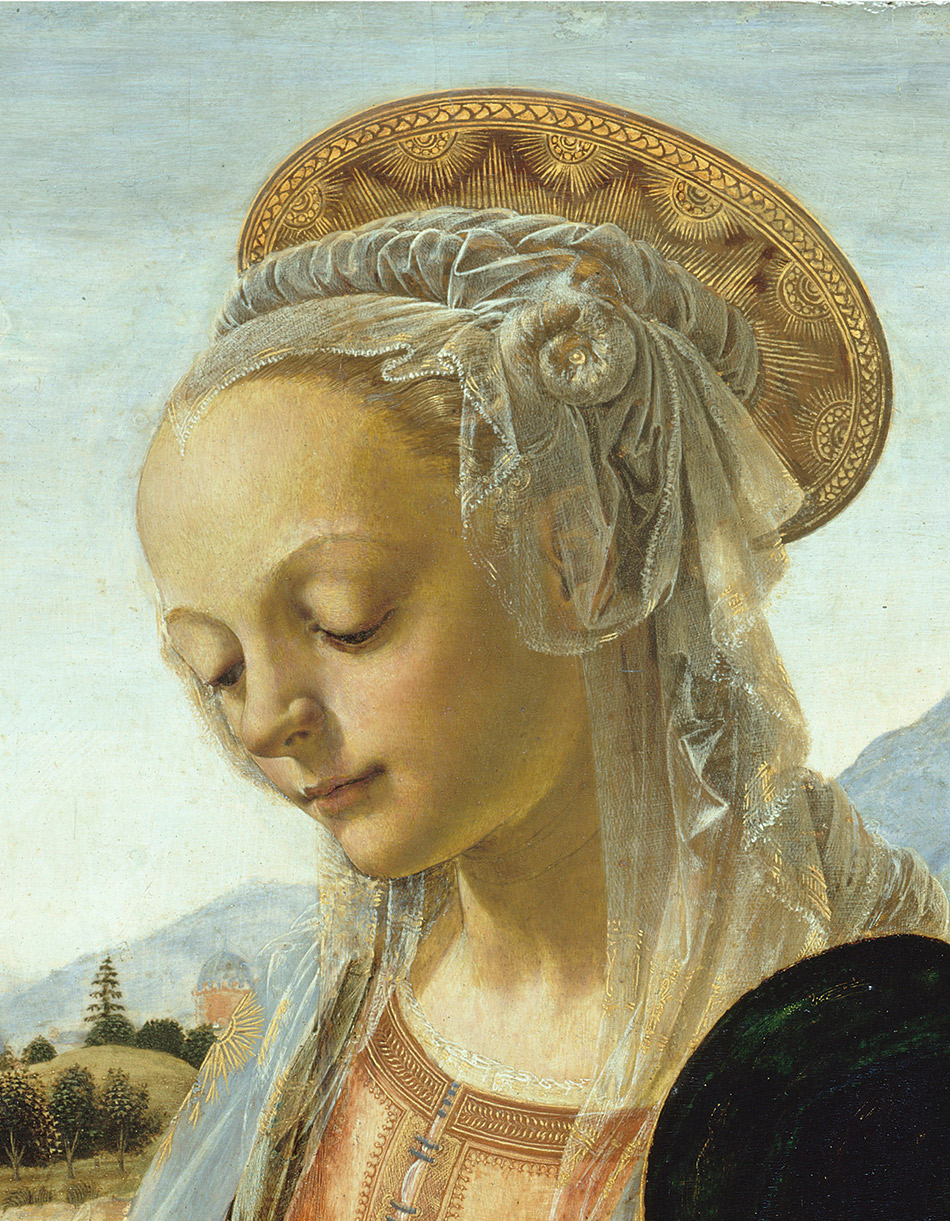 Andrea-del-Verrocchio_Madonnna-and-Child_painting_detail head_950-W