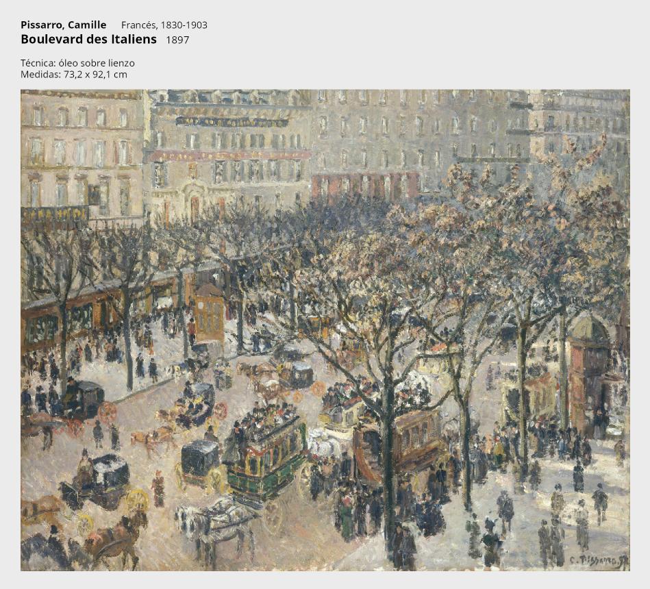 4 pissarro boulevards des italiens