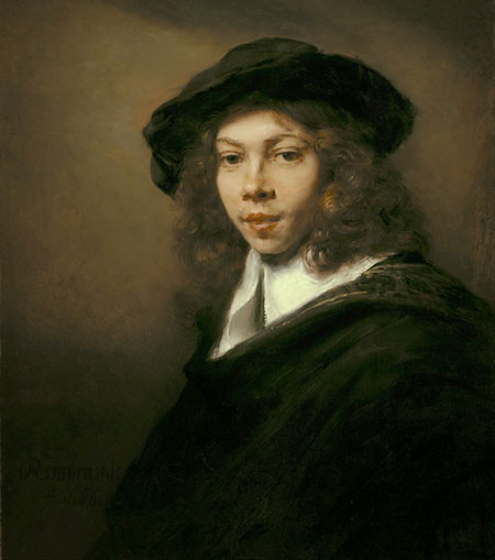 rembrandt-1666-Young-Man-in-a-Black-Beret-oil-on-canvas-81.6-x-64.4-cm-Nelson-Atkins-Museum-of-Art,-Kansas-City-MO