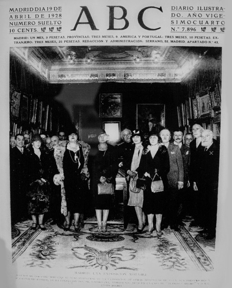 1928 inauguración exposicion goya en el museo