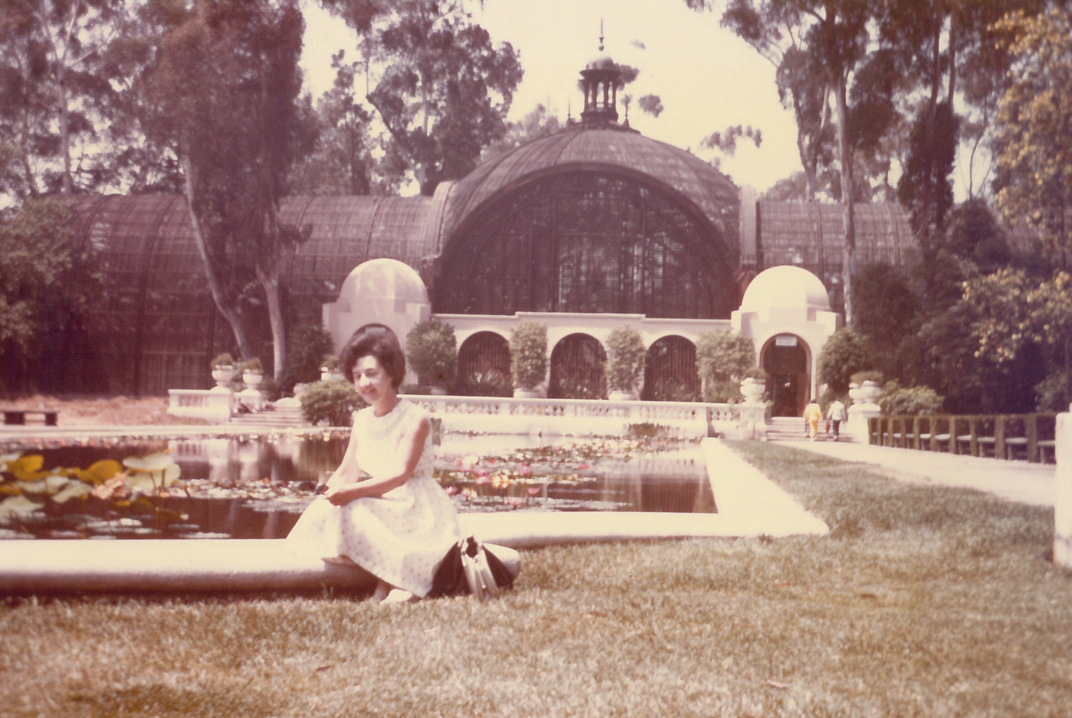  Madeleine Rast at her house garden