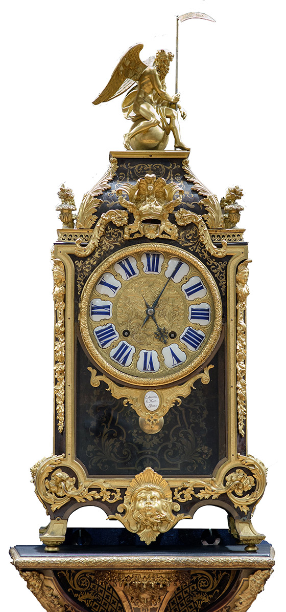 RELOJ BOULLE Reloj francés estilo Luis XIV, 
