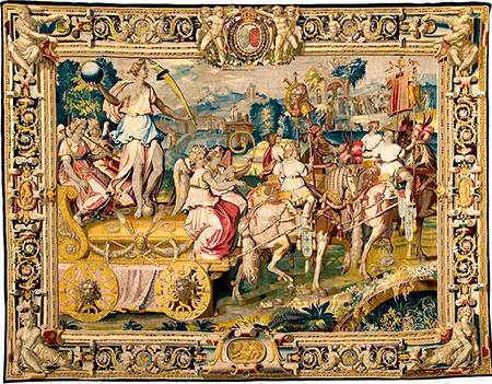 the-chariot-of-triumph-drawn-by-four-piebald-horses_also-known-as-the-golden-chariot_woven-gold_tapestries-of-louis-xvi_450_w