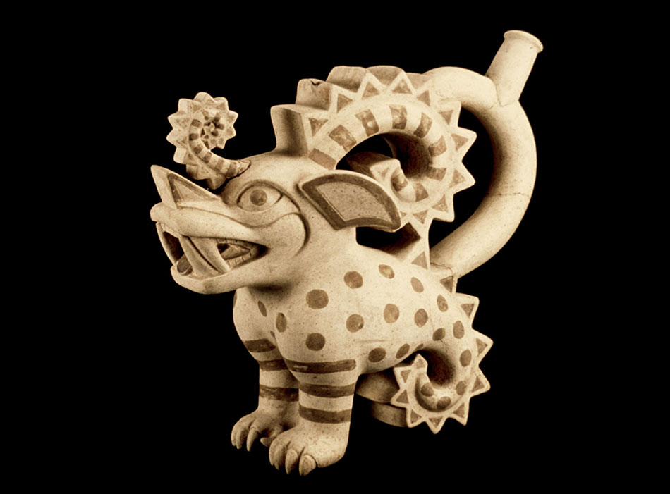 Vessel in the Shape of a Crested Animal_950_w