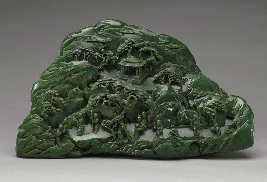 Boulder with Daoist paradise_ China_ 18th century_ Jade.The Metropolitan Museum of Art_850 W