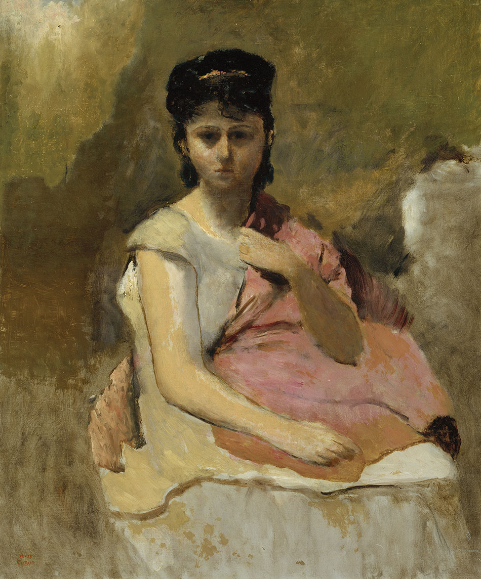 Jean-Baptiste-Camille-Corot_Woman-with-a-Pink-Shawl_c.-1865–1870_950