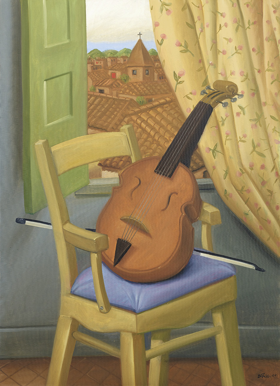 Fernando-Botero---Still-life-with-violin---2000---oil-on-canvas---Courtesy-Custot-Gallery-Dubai-and-the-artist_950w