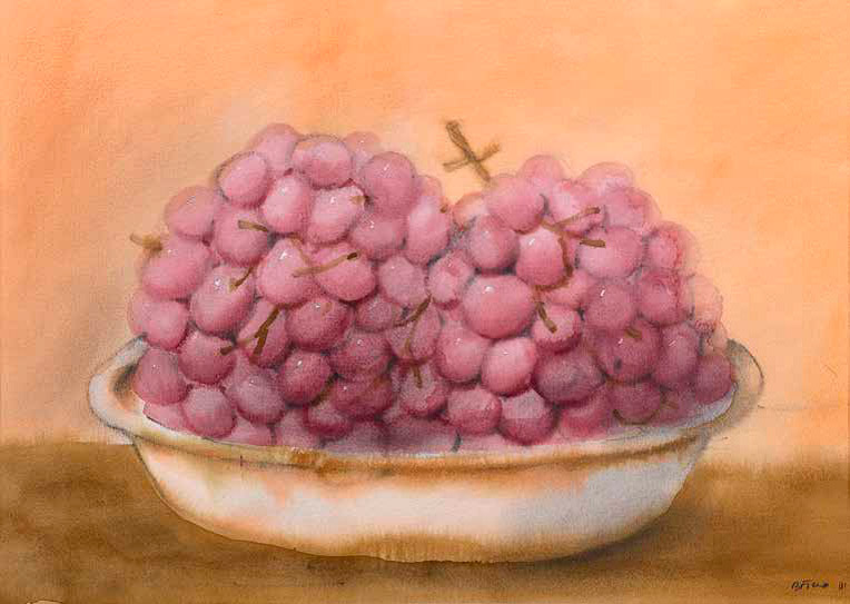 Grapes_1981_Watercolor-on-paper_32-x-44-cm_764w