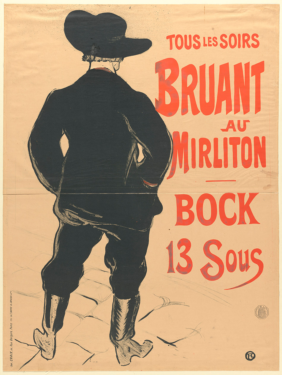 Henri de Toulouse-Lautrec_Bruant_at_the_Mirliton