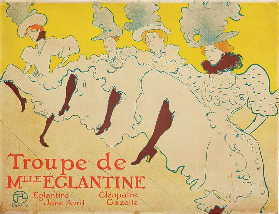 Henri de Toulouse-Lautrec_mademoiselle-eglantine-troupe