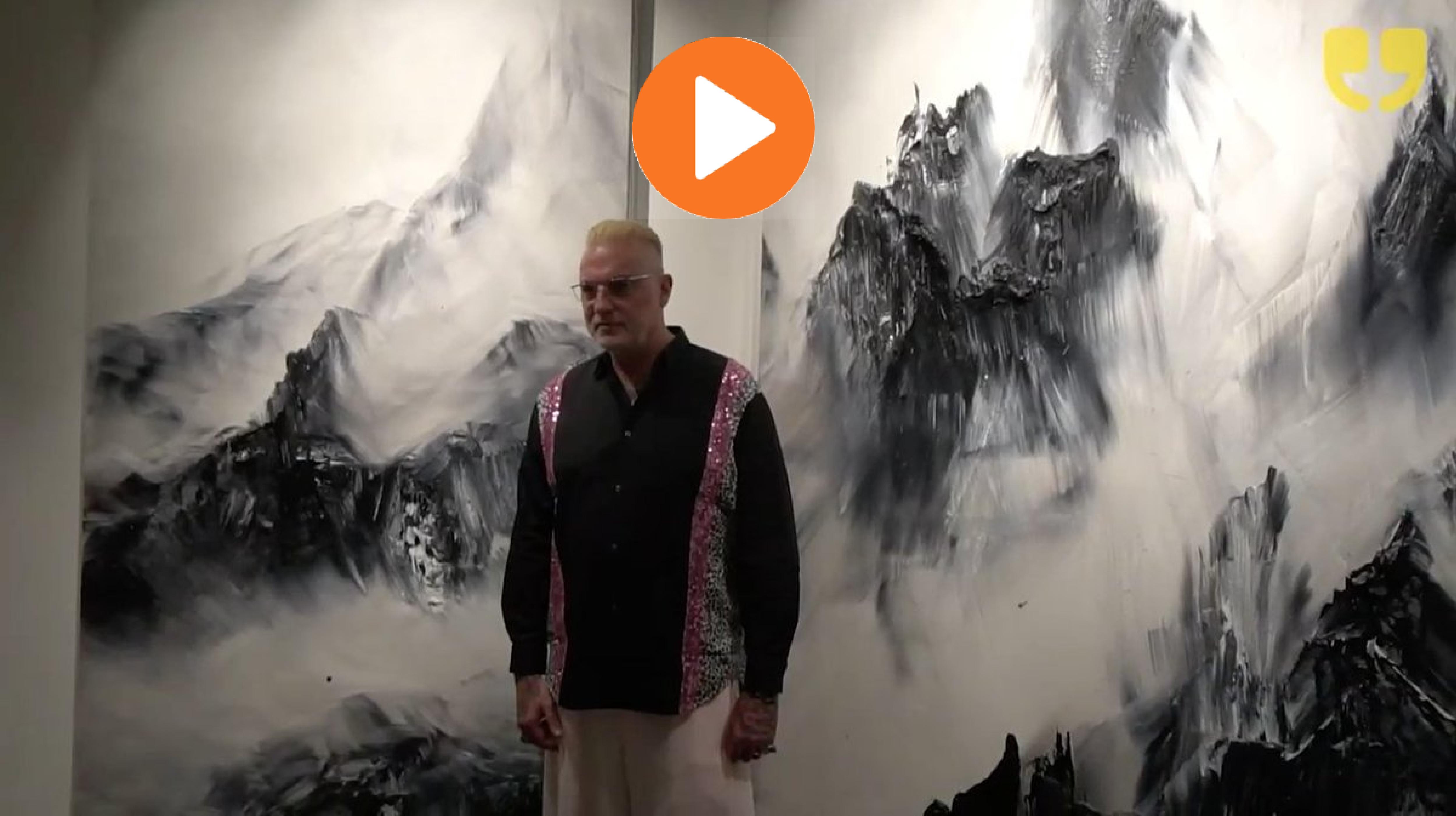 video vernissage Conrad Jon Godly in JD Gallery London