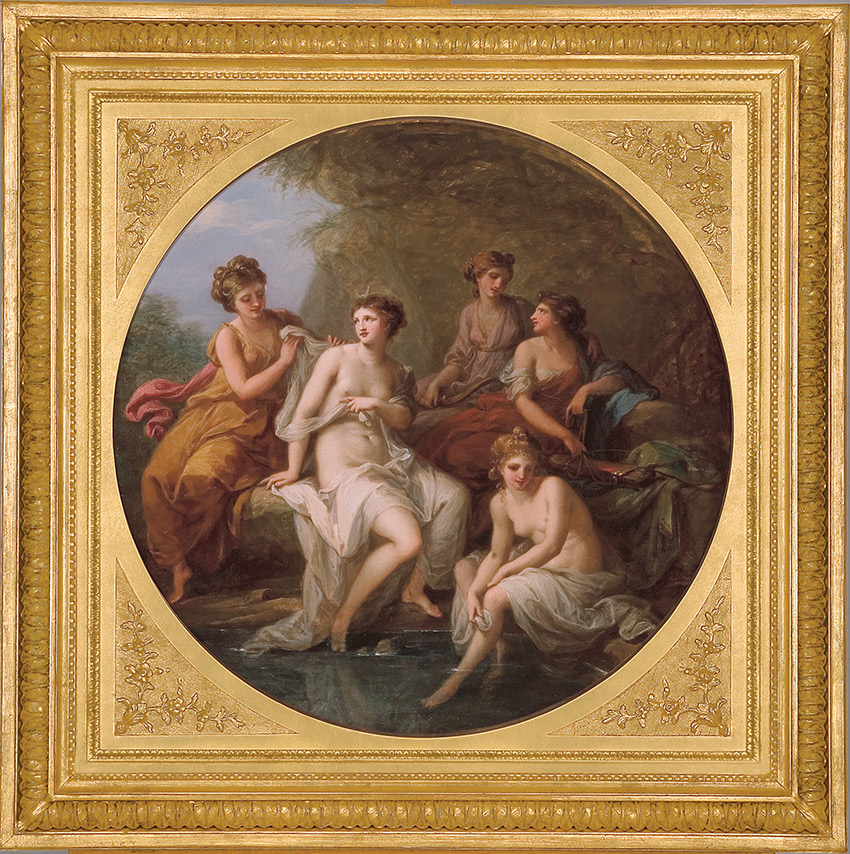 Angelica Kauffmann, Switzerland-BritainItaly, 1741 - 1807, Diana and her nymphs bathing_850-W