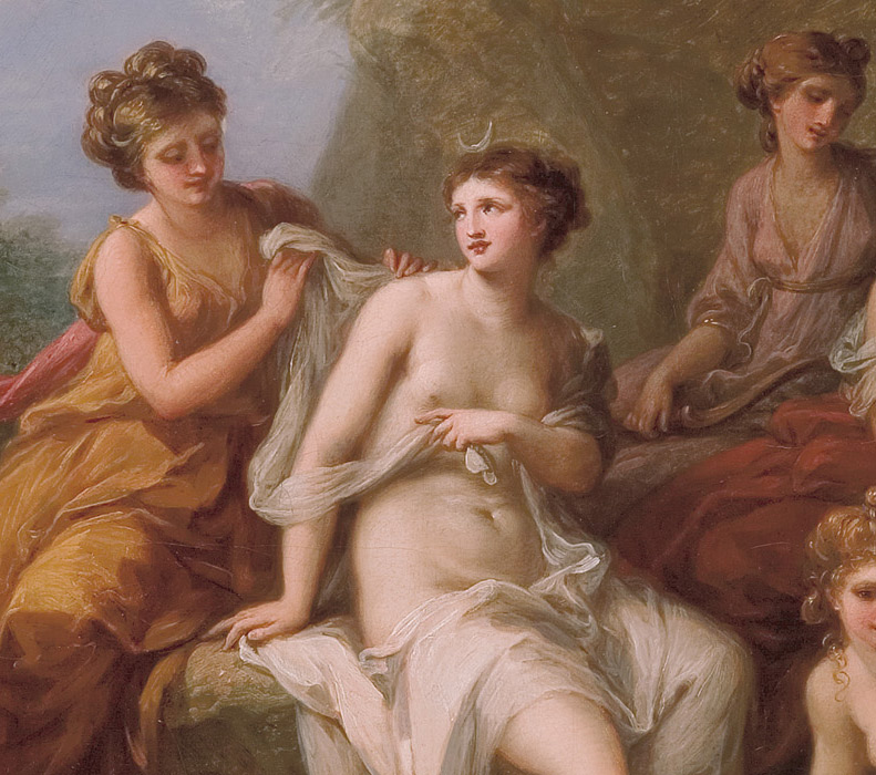 Angelica Kauffmann_detail of Diana and her nymphs bathing
