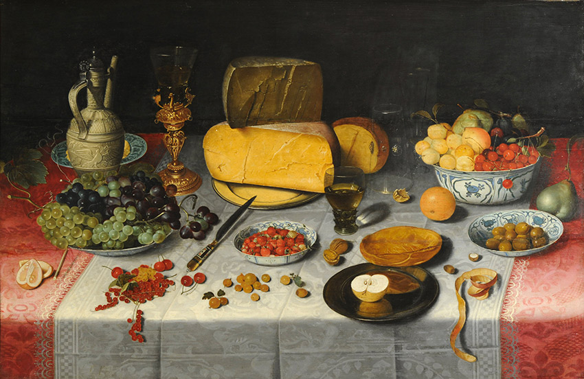 Floris_van_Dijck---Still-Life-with-Fruit-and-Olives_850-W