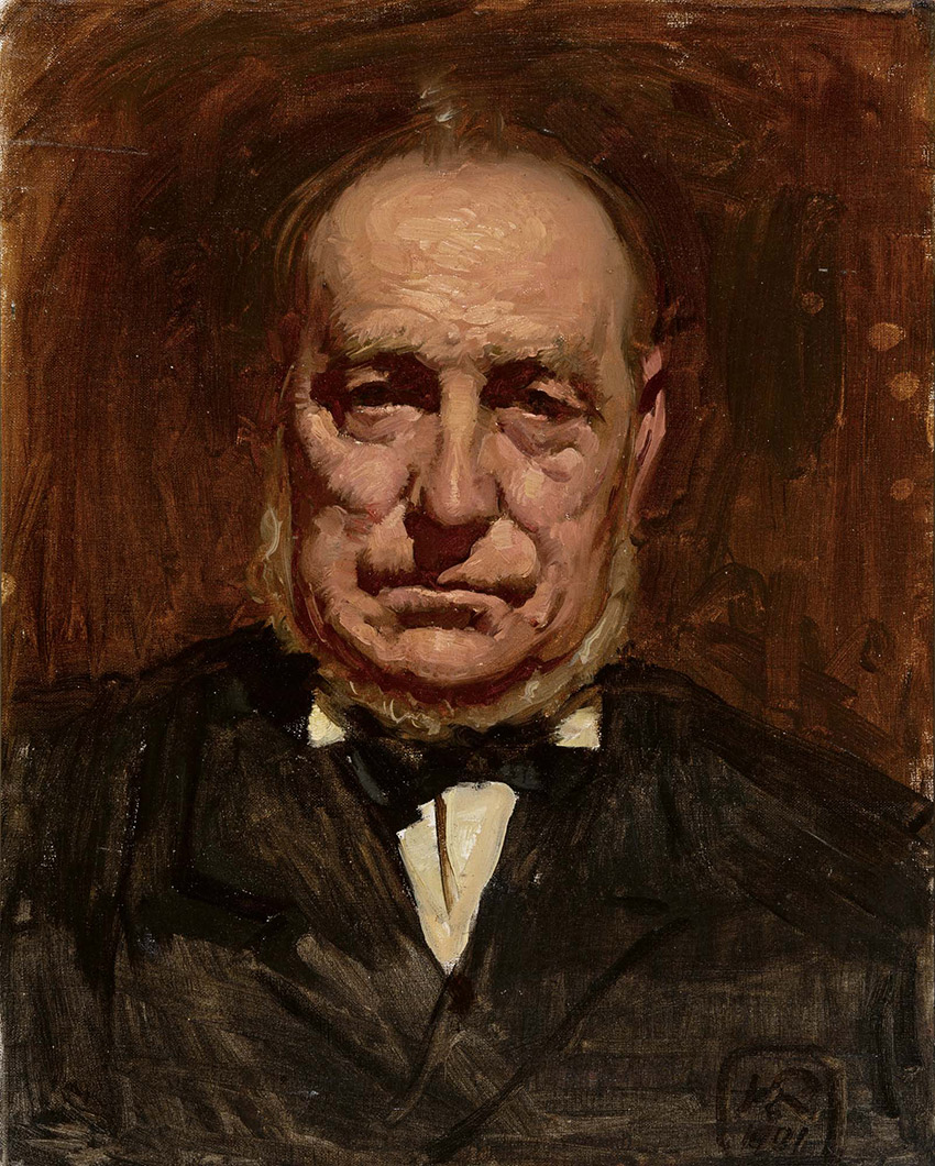 Hugh Ramsay, Australia, 25051877 - 5031906, Head of old man -study, 1901_850-W