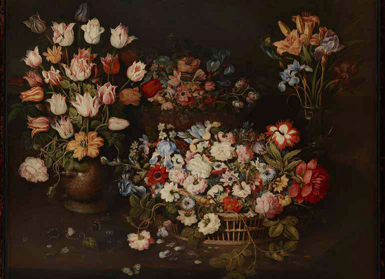 Osias-Beert-the-Elder_Still-Life-of-Tulips-and-an-Apothecarys-Rose-in-a-Stoneware-Vase_772-w