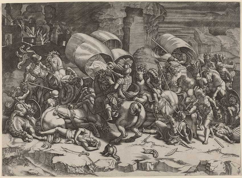 Agostino-dei-Musi,-after-Giulio-Romano_The-Battle-with-the-Cutlass,-c.-1531_5366-022