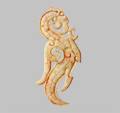 Phoenix_Han dynasty, 12.9 × 6 cm_413 W