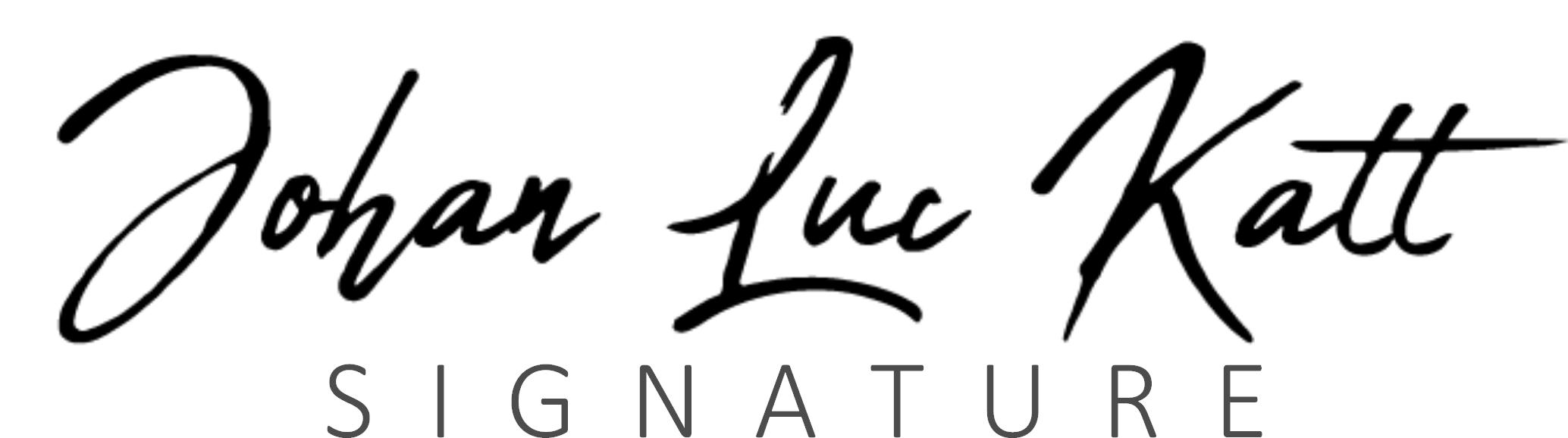 LOGO JOHAN LUC KATT SIGNATURE