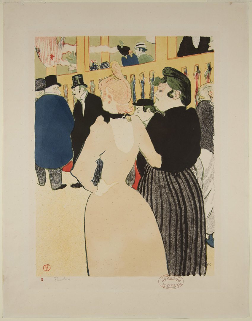 Henri de Toulouse-Lautrec -Mademoiselle Marcelle Lender, Bust-Length, 1895