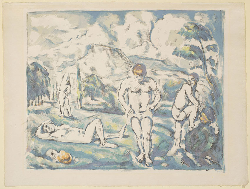 Paul-Cezanne--The-Bathers-Large-Plate,-1898