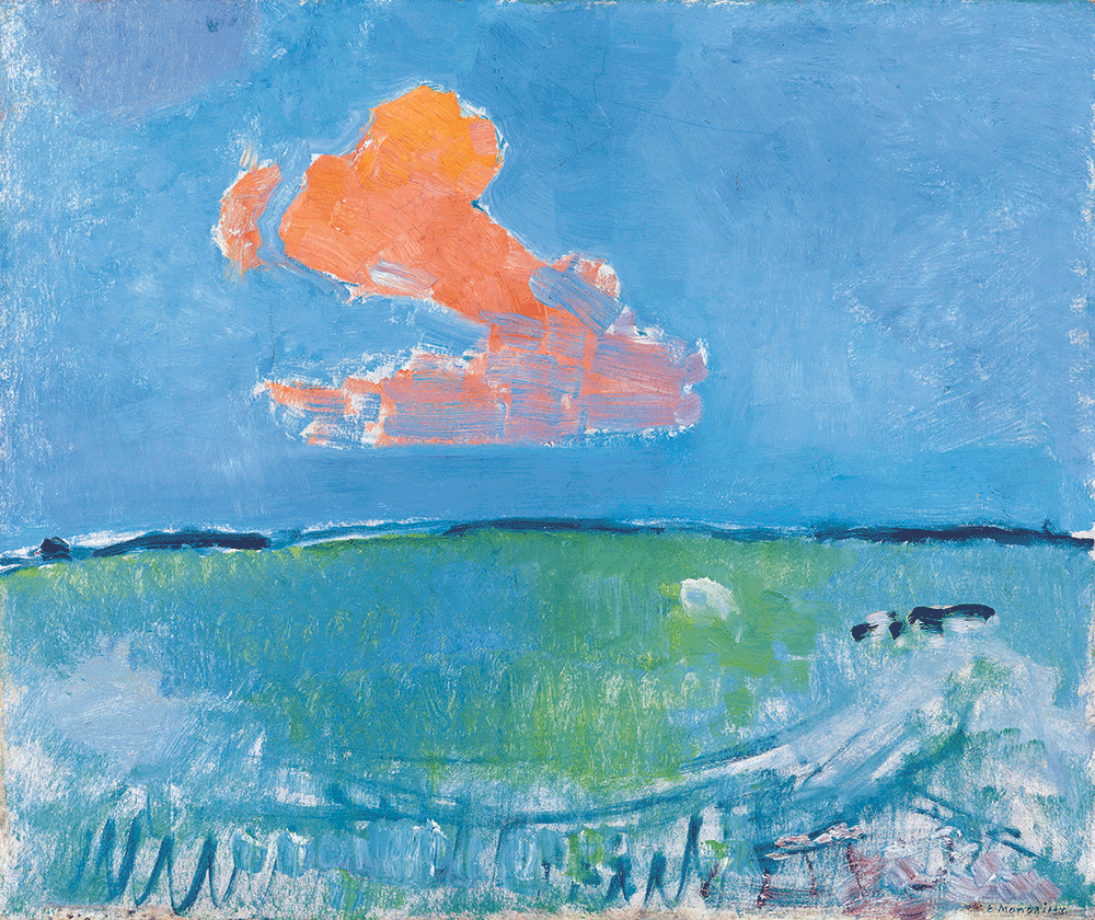 1907_Piet Mondrian_The_red_cloud_1907