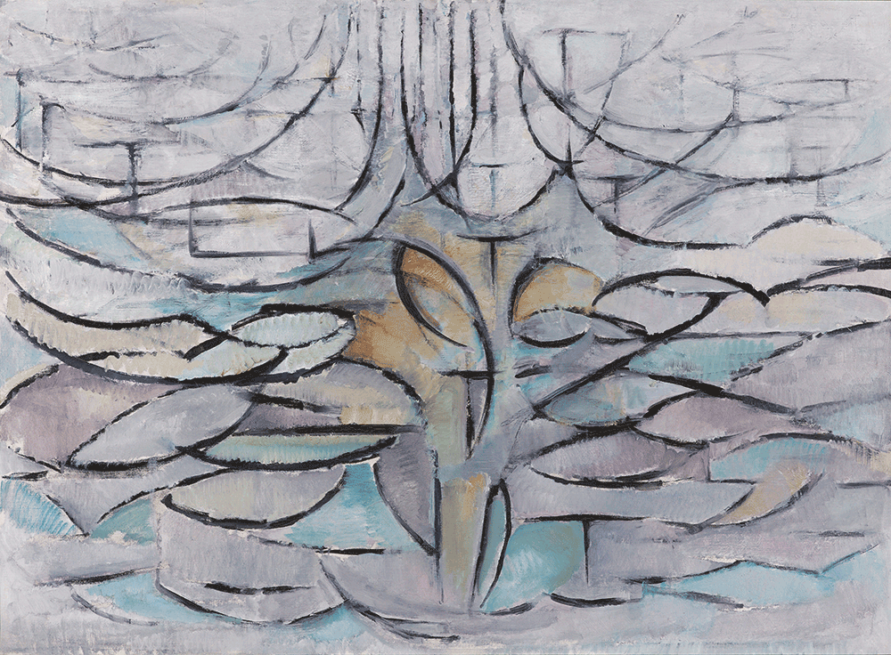 1912_Piet Mondrian_Flowering_apple_tree_1912