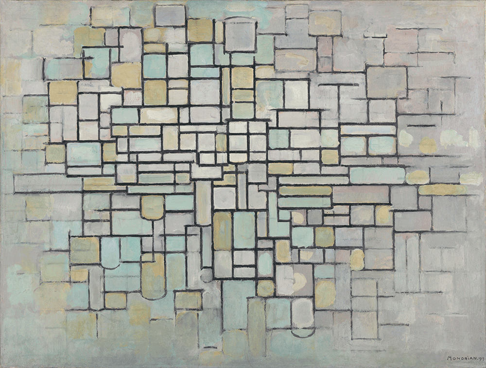 1913 Piet Mondrian_Composition_No_II_1913