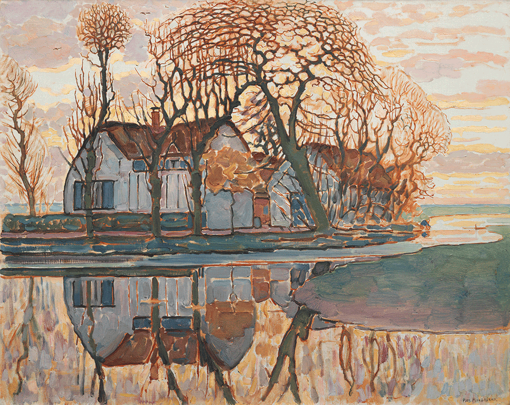1916_Piet Mondrian_Farm_near_Duivendrecht_1916