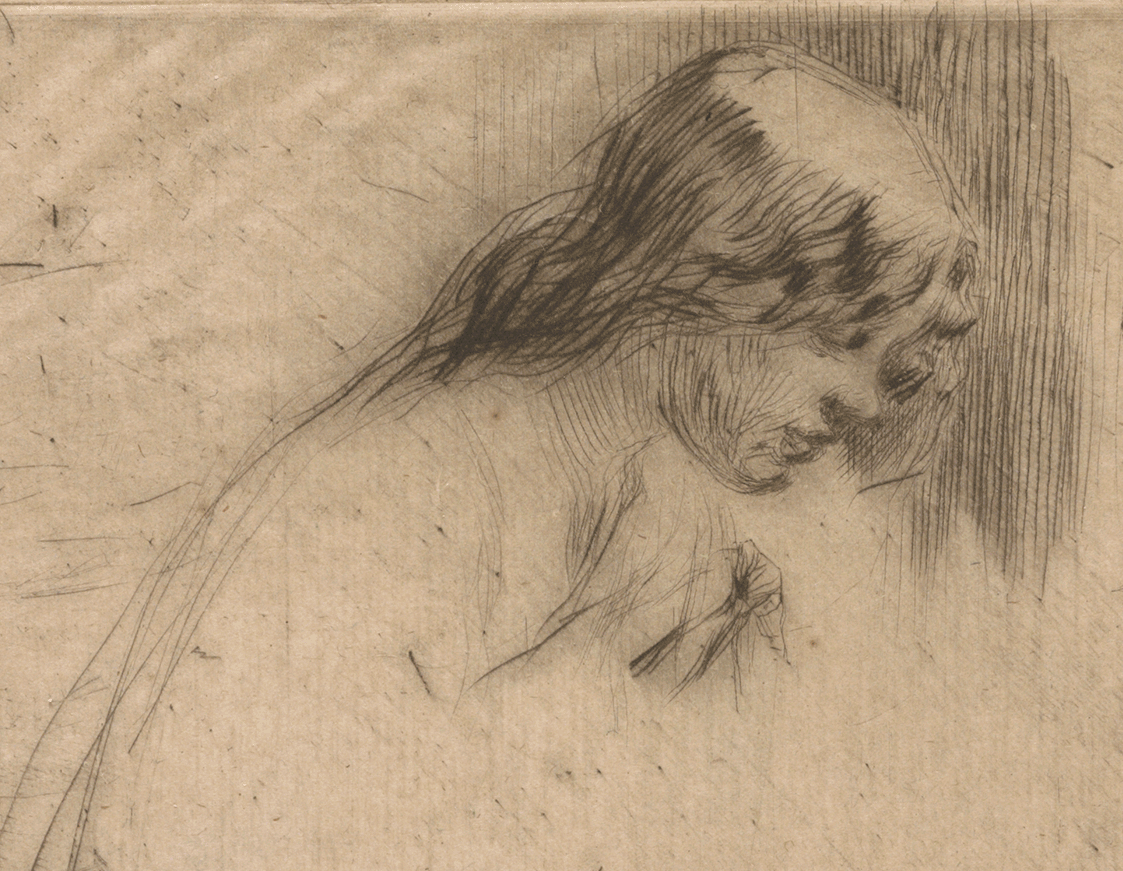 James McNeill Whistler_Jo Bent Head, 1861_DETAIL_5158-035_W