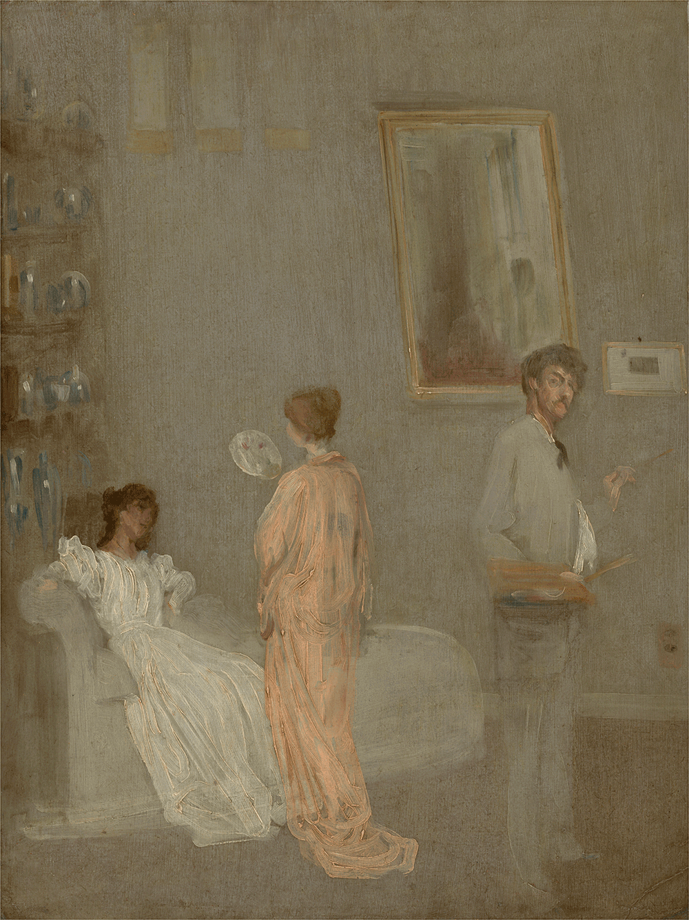 James McNeill Whistler_Whistler in His Studio, 1865-1872, 1895_5158-015