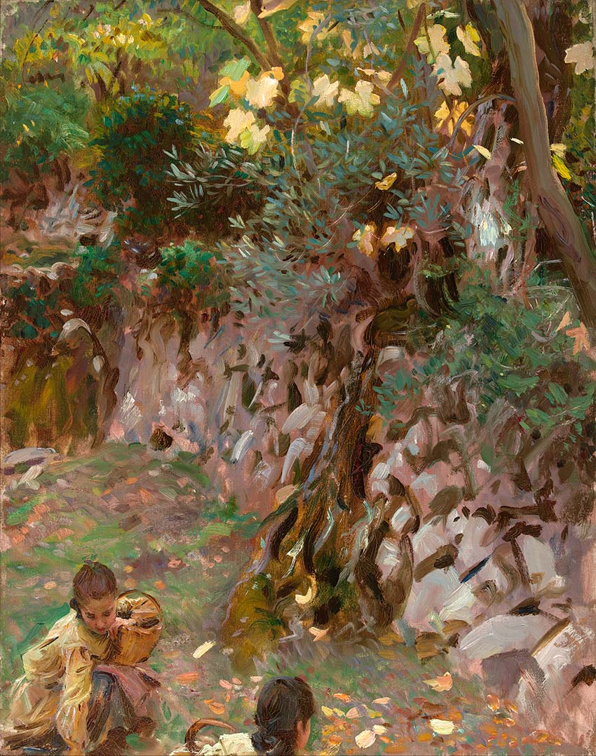 John Singer Sargent, Gathering Blossoms, Valldemosa, Majorca 5313-062