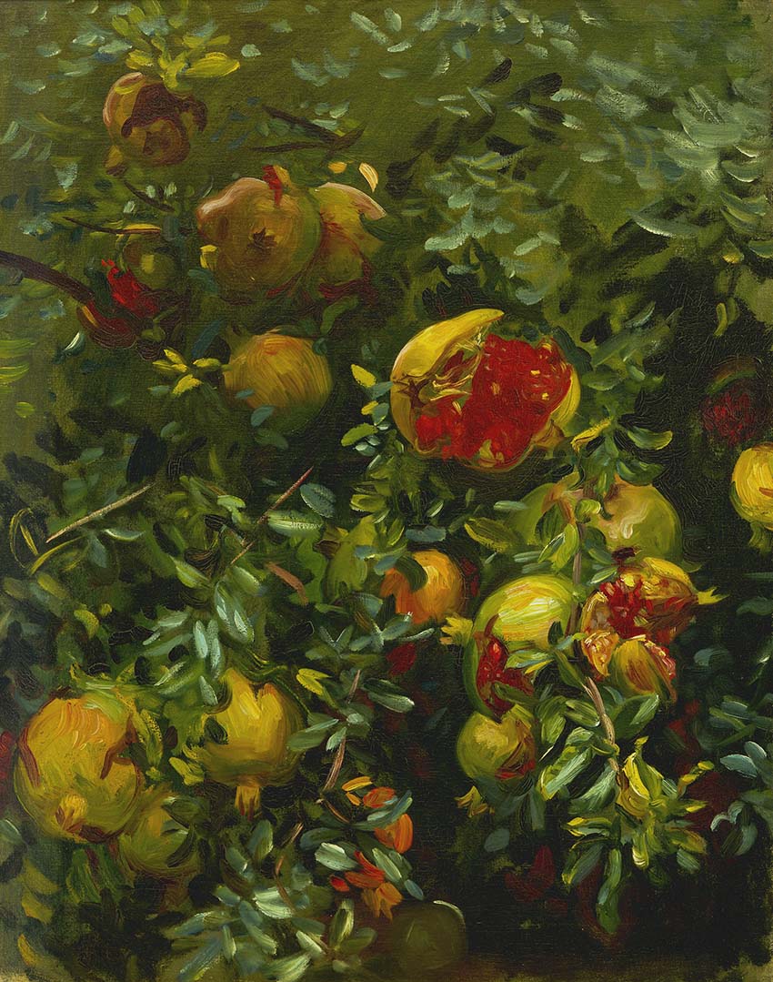 John Singer Sargent, Pomegranates, Majorca 5313-036