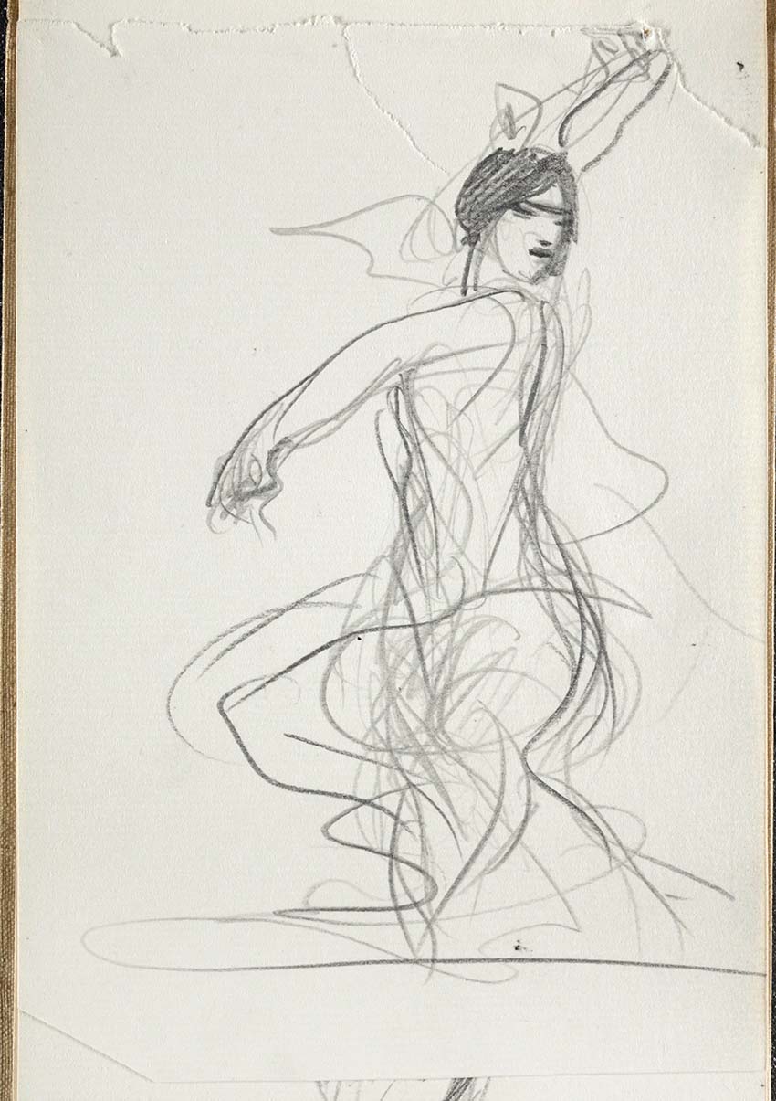 John Singer Sargent, Sketch of a Dancer 5313-111