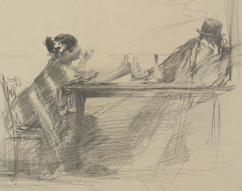 John Singer Sargent. Café Scene, Seville 5313-115--BIS