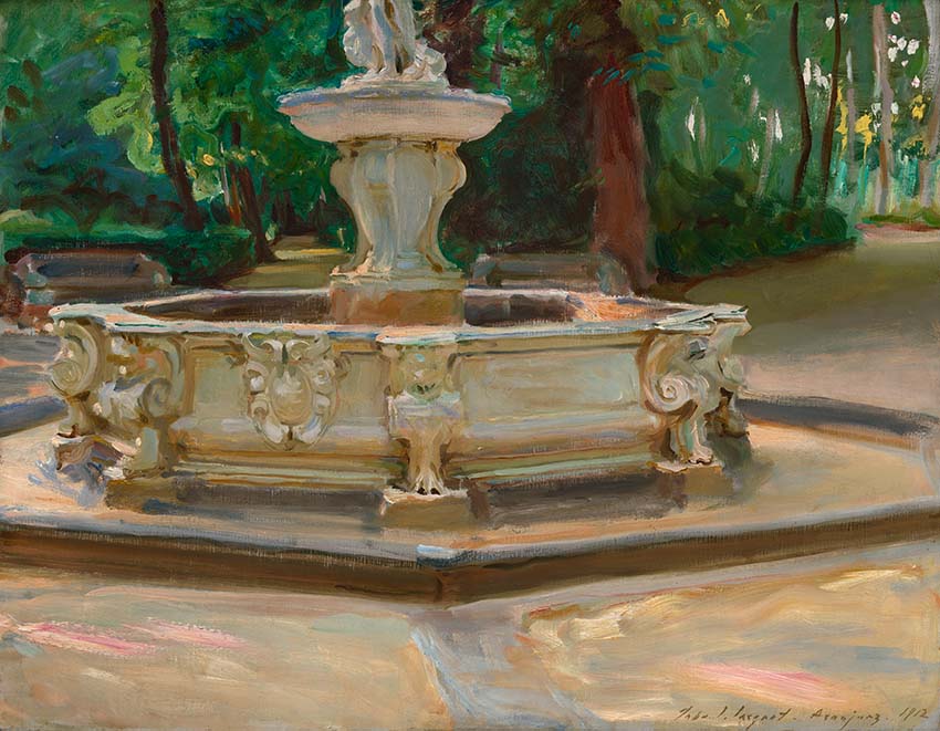 John Singer Sargent_ A Marble Fountain at Aranjuez