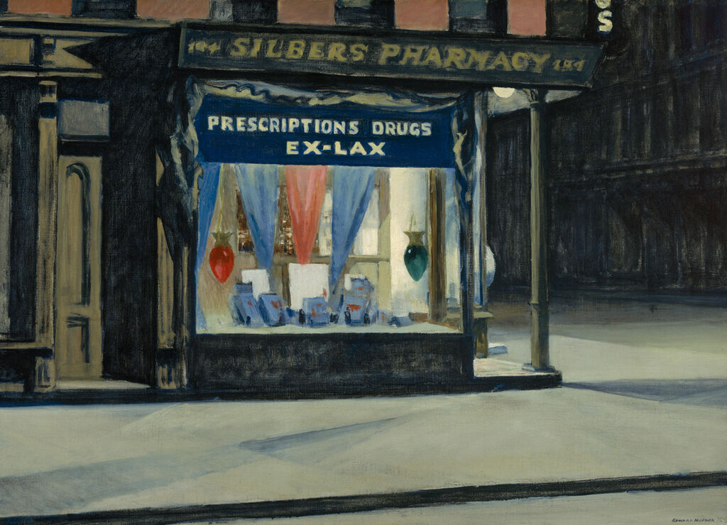 Edward Hopper_Drug Store, 1927_medium_RS18740_MFA_Boston_Drug_Store_SC108351_Web-scr