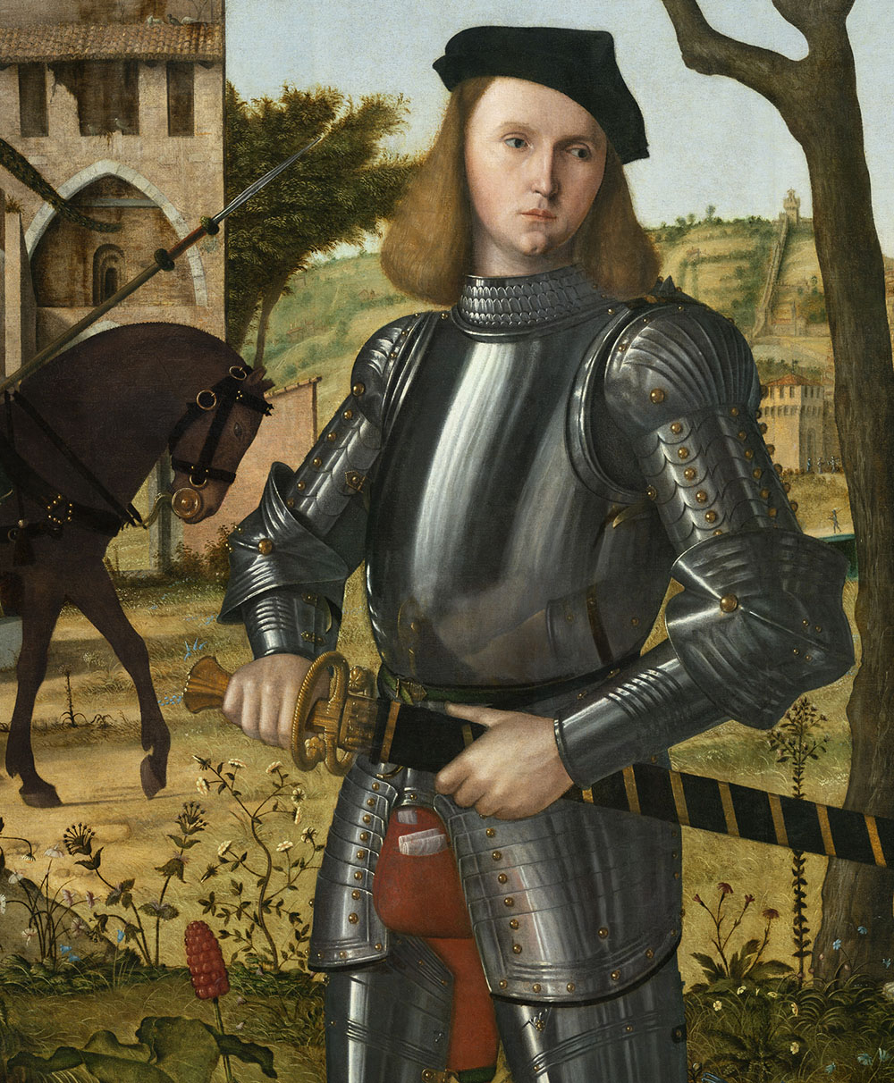 Vittore Carpaccio _ A Young Knight,detail 2_ 4955-026