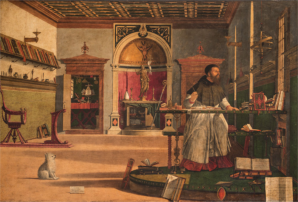 Vittore Carpaccio _ Saint Augustine in His Study, shortly after 1502_ 4955-008