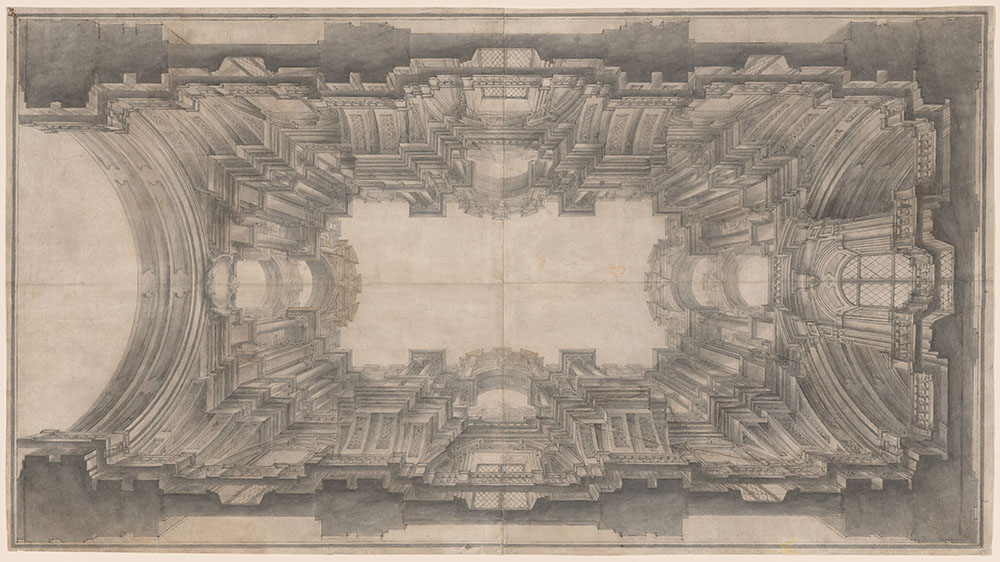1685-1690_Andrea Pozzo_Illusionistic Architecture for the Vault of San Ignazio,_5657-008
