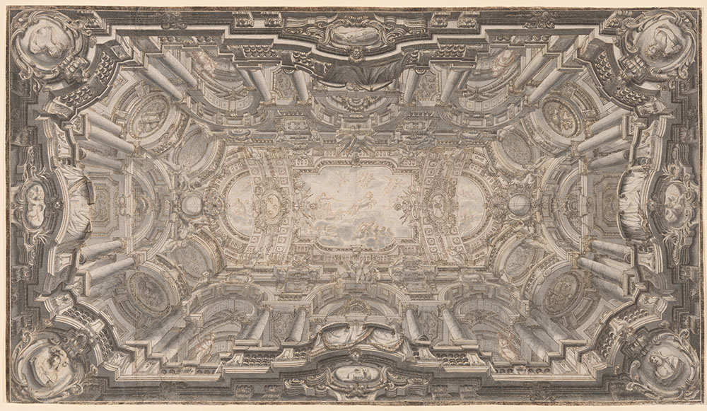 1720-1740_Ferdinando Galli Bibiena_A Grand Illusionistic Ceiling_5657-011
