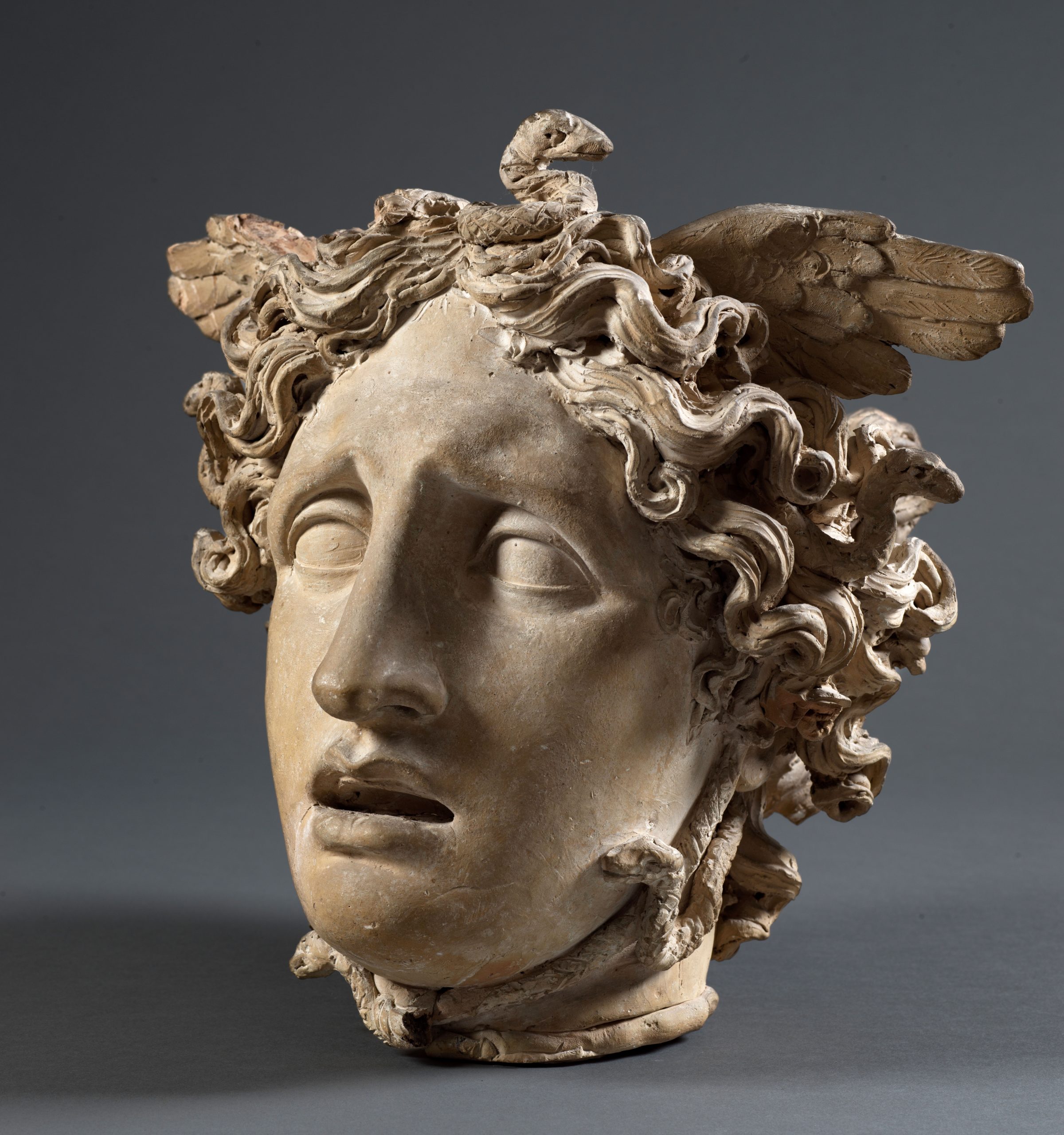 Antonio Canova. Head of Medusa, c. 1797–1800, terracotta_5283-023