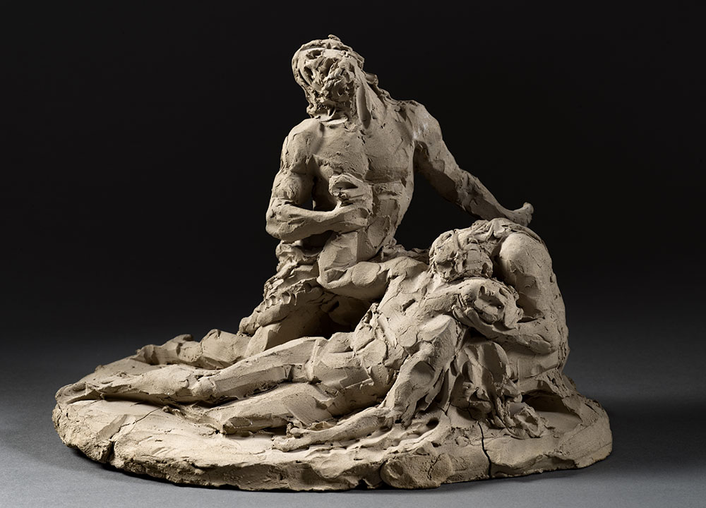 Antonio Canova_Adam and Eve Mourning the Dead Abel, c. 1818–1822_terracotta_Museo Gypsotheca Antonio Canova, Possagno_5283-031