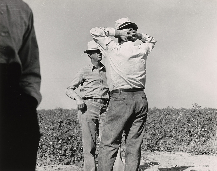 Dorothea Lange_Cotton Pickers and Farm Owners, Bakersfield, California, 1938, printed c