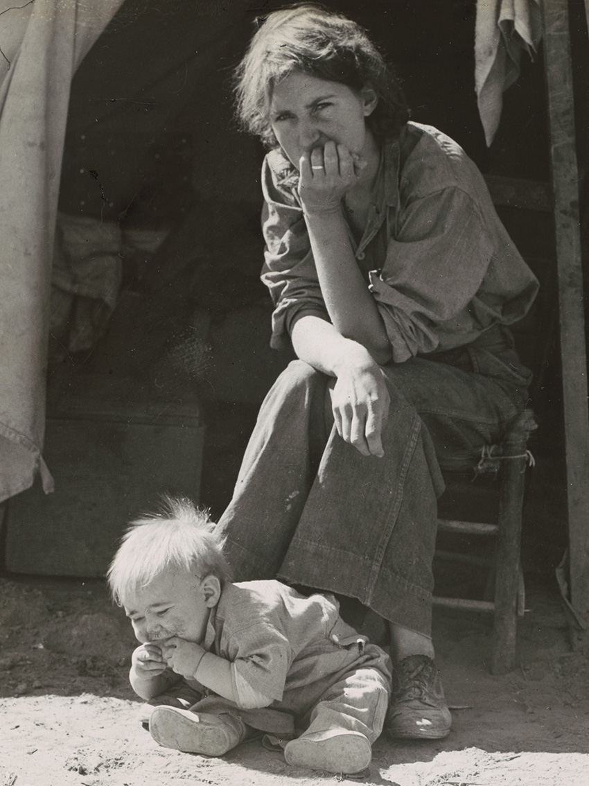 Dorothea Lange_Eighteen-Year-Old Mother from Oklahoma, now a California Migrant, March 1937_5558-013