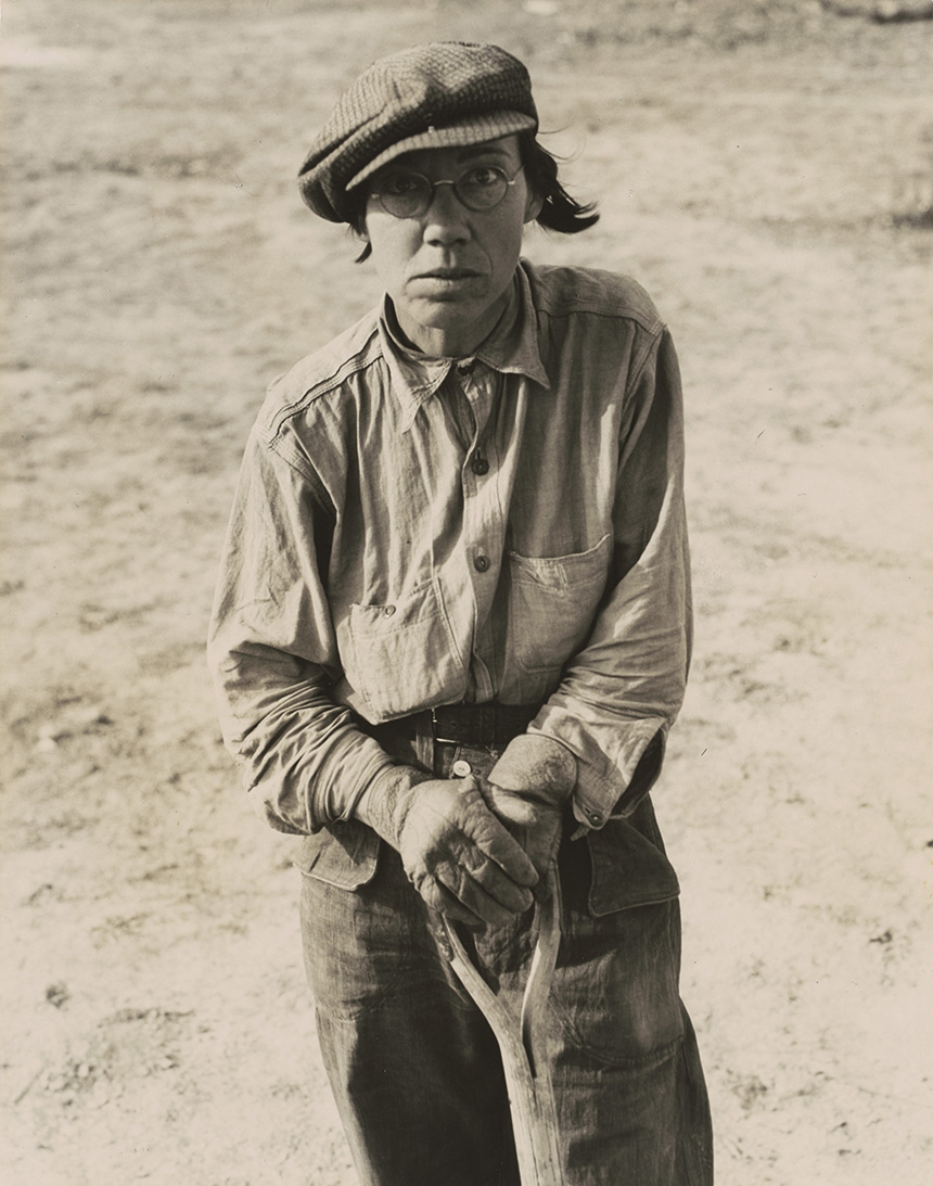 Dorothea Lange_Native of Indiana in a Migratory Labor Contractor's Camp, near Calipatria, California, February 1937_5558-037