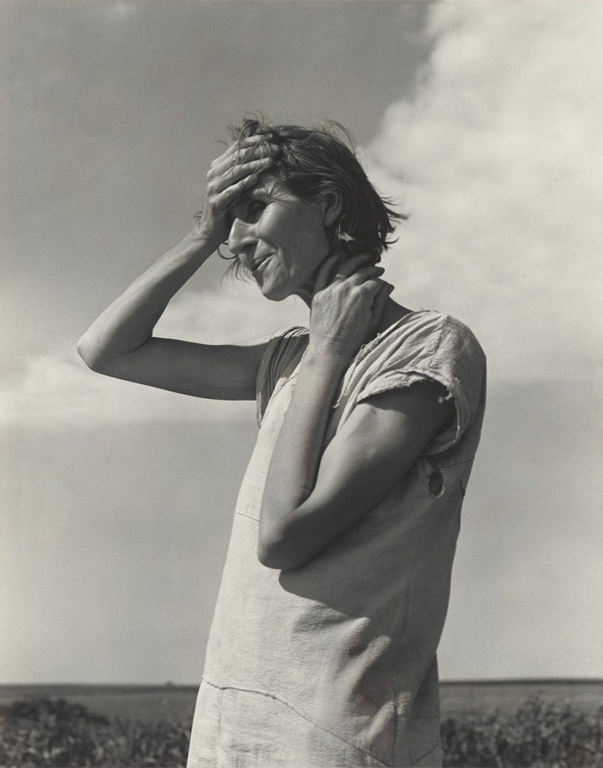 Dorothea Lange_Nettie Featherston, Wife of a Migratory Laborer with Three Children, near Childress, Texas, June 1938_5558-003