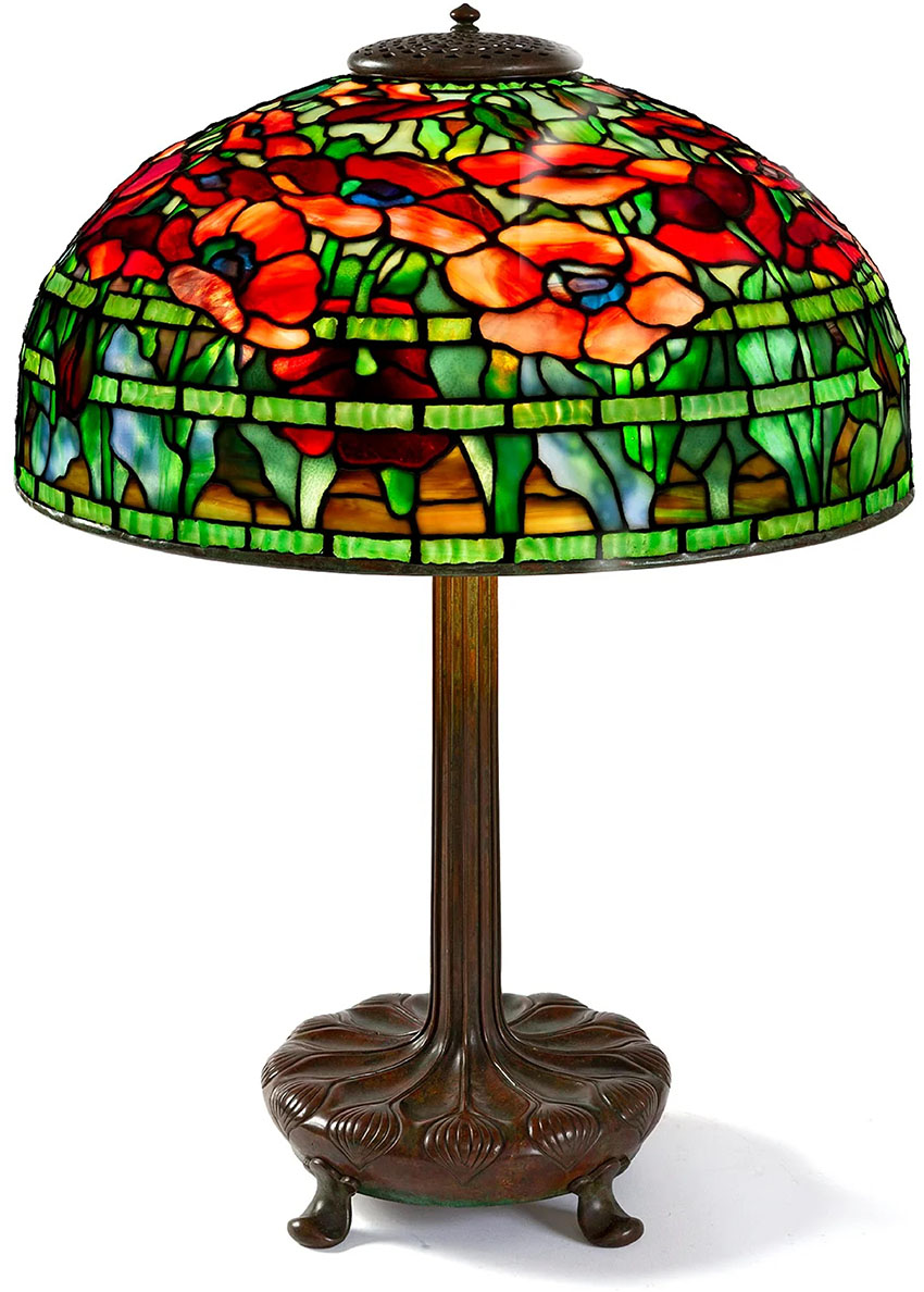 Pair of Oriental Poppy Table Lamps GR 850
