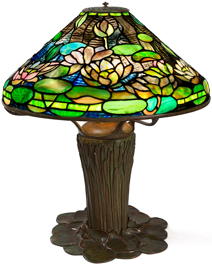 Tiffany Studios New York Flowering Water Lily-Table Lamp 2_ 850